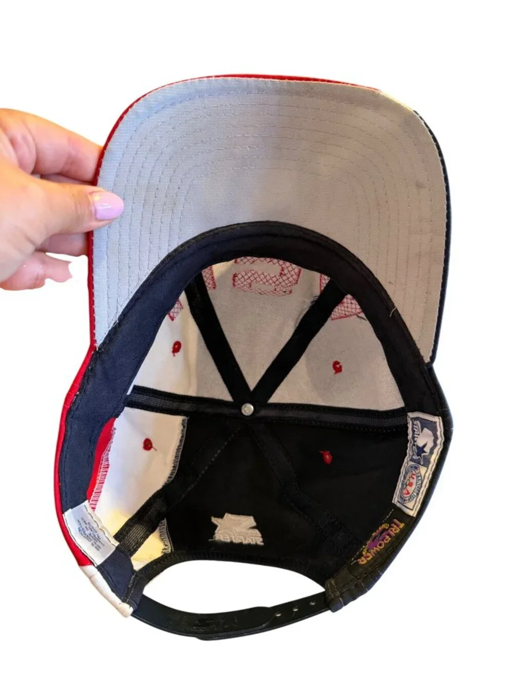 VTG 1996 Atlanta Olympics Team USA Starter Snapback Hat 90s Colorblock Cap